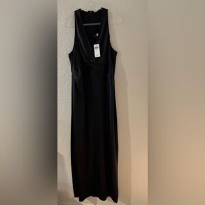 Lauren Ralph Lauren satin sleeveless evening  dress
